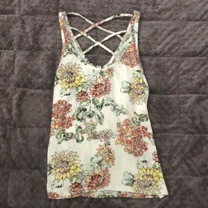 Billabong cross back tank top